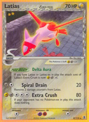 Latias Delta Species 8/113, EX Delta Species