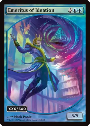 Emeritus of Ideation // Ancestral Recall 306, Secrets of Strixhaven