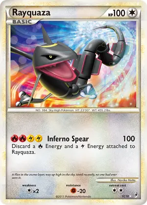 Rayquaza Shiny SL10, Call of Legends
