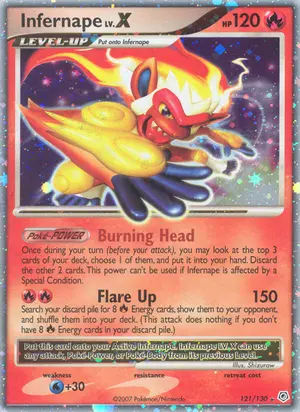Infernape LVX 121/130, Diamond and Pearl