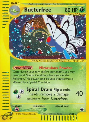 Butterfree 5, Expedition Base Set