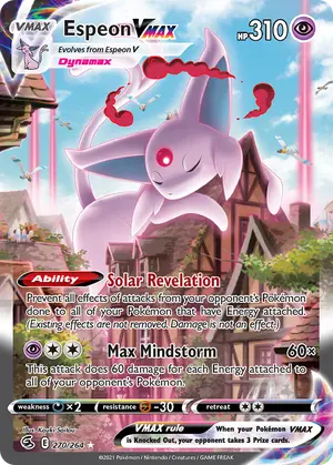 Espeon VMAX 270, Fusion Strike