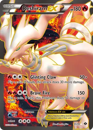Reshiram EX 95 Full Art 95/99, Next Destinies