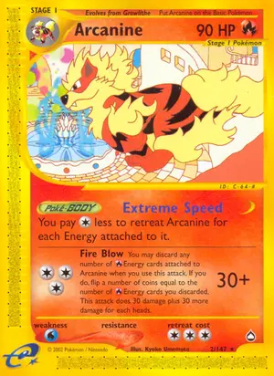 Arcanine 002/147, Aquapolis