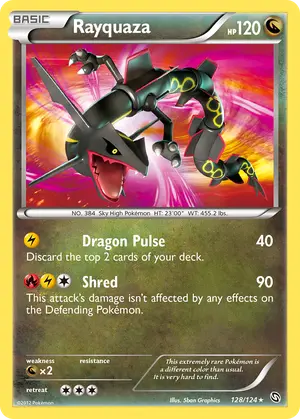 Rayquaza 128/124, Dragons Exalted