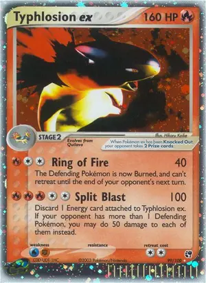 Typhlosion ex 99/100, EX Sandstorm