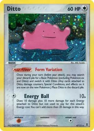 Ditto 4/112, EX FireRed & LeafGreen