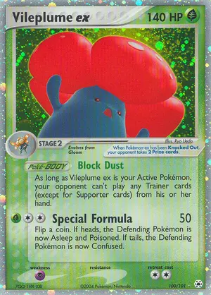 Vileplume ex 100/101, EX Hidden Legends