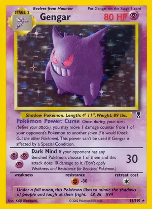 Gengar 011/110, Legendary Collection