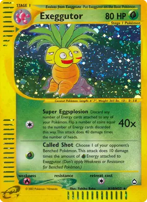 Exeggutor H10 H10/H32, Aquapolis