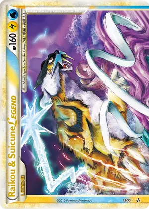 Raikou & Suicune LEGEND 92, HS—Unleashed