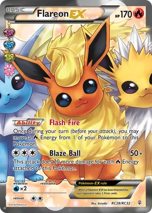 Flareon EX RC28, Generations