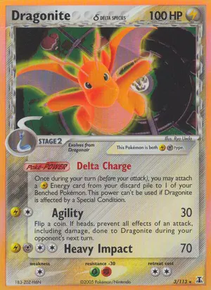 Dragonite Delta Species 3/113, EX Delta Species