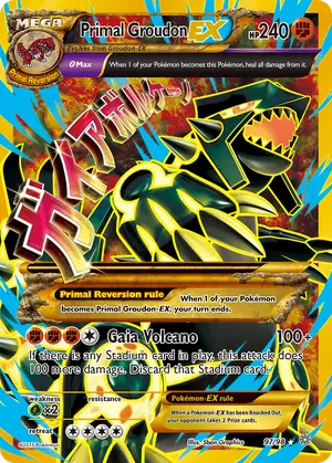Primal Groudon EX 97, Ancient Origins
