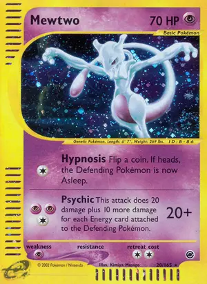 Mewtwo 20, Expedition Base Set